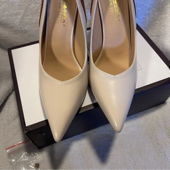 SHEIN Elegant Pointy Heels Women’s Pumps in Tan/Brown Sz 41 (US 10) NEW - Picture 6 of 14